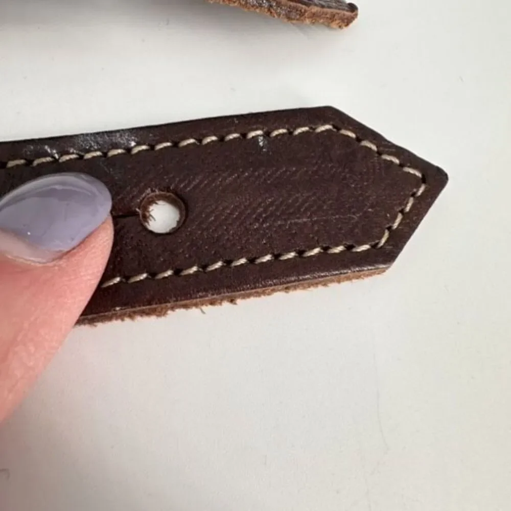 NWT Motif 56 Women's Wide Genuine Leather‎ Belt Chocolate Size Large